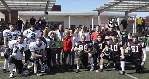 Partido de fútbol americano a beneficio de la aecc