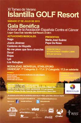 Gala de la Asociación Española Contra el Cáncer en Islantilla