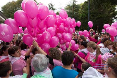 Suelta de globos en Cantabria