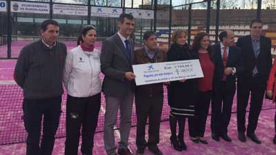 Pádel contra el Cáncer de Mama AECC Guadalajara 2016