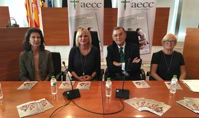 Carmen Planas, Marta Díaz, Javier Cortés y Josefa Gabaldar