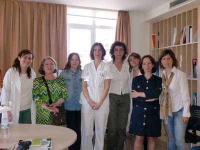 Taller de relajación dirigido al equipo de onco-hematología de la Fundación Jiménez Díaz