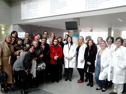 Visita al nuevo servicio de radioterapia del Hospital Universitario de Torrejón 