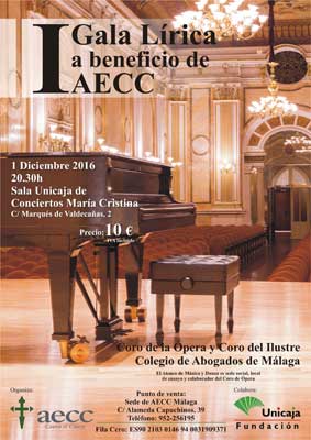 I Gala Lírica a Beneficio de AECC Málaga