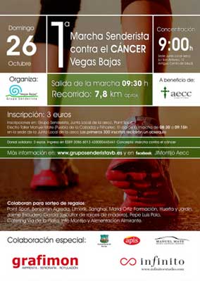 1ª Marcha Senderista Contra el Cáncer Vegas Bajas
