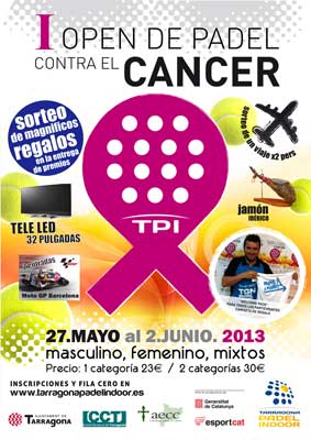I Open de Pàdel contra el Càncer aecc Tarragona