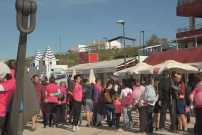 Impresionante «II Marea Contra el Cáncer, Matalascañas»