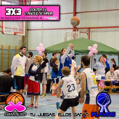 La empresa Eventos 3X3 organiza el II torneo benéfico a favor de la aecc