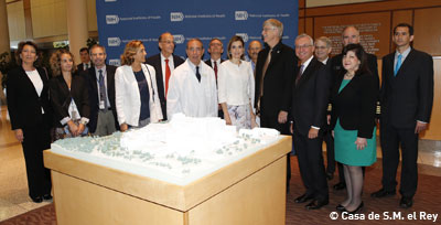 Isabel Oriol, Dr. Baselga, Dr. Collins, Dr. Lowy, Carmen Vela, Secretaria de Estado de Investigación, Desarrollo e Innovación