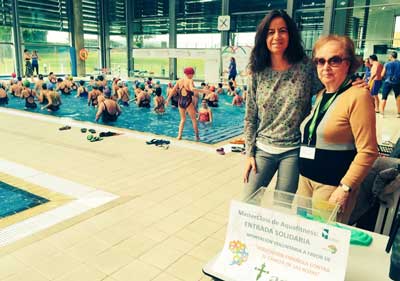 Éxito de participación en la ‘Master Class de Aquafitness’ en Las Rozas de Madrid a favor de la AECC