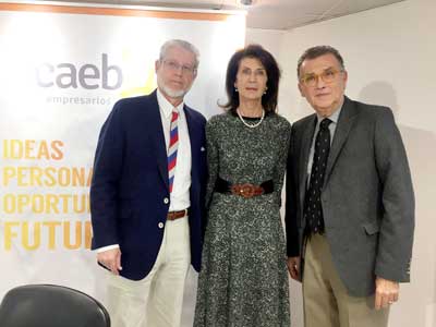 Eduardo López, Carmen Planas y Javier Cortés