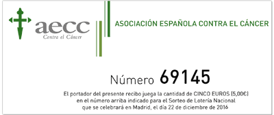 Lotería de Navidad 2016 Navarra