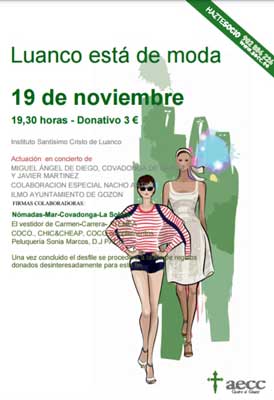 Desfile de moda en Luanco