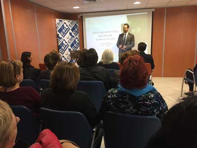 La AECC comienza su ciclo de conferencias en la CSIT-Unión Profesional informando sobre la prevención del cáncer de colon