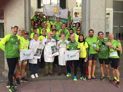 Hospitales de Madrid reciben a los corredores de ‘Forrest Run’, que promocionan por tercer año consecutivo la Carrera en Marcha 