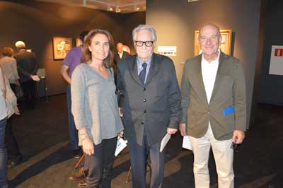 El arquitecto y urbanista Fernando de Terán dedica una exposición de pintura y objetos a su esposa fallecida y cuyos beneficios 