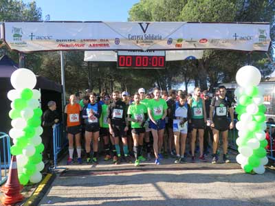 Más de 800 corredores participan en la V Carrera Solidaria de Majadahonda a beneficio de la AECC