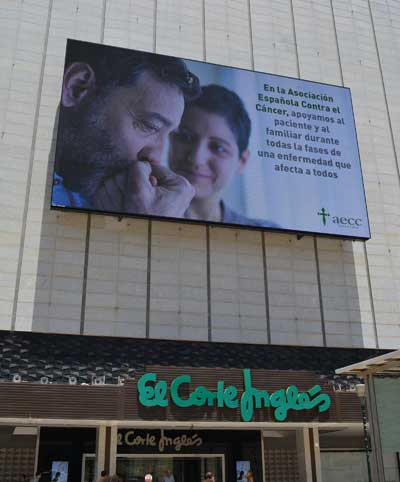 El Corte Inglés y el Grupo GMG apoyan la Cuestación de AECC