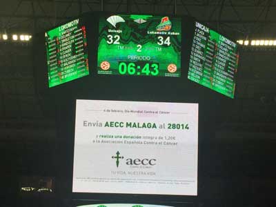 El Corte Inglés y Unicaja Baloncesto respaldan la labor de AECC