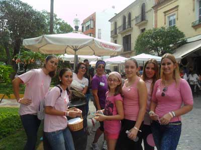 Día contra el cáncer de mama en Dos Hermanas 2013