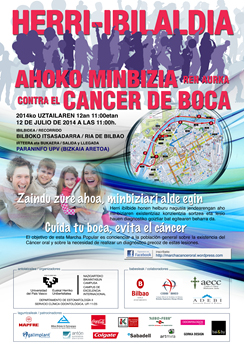 Marcha Herri-Ibilaldi contra el cáncer de boca