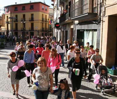 Marcha Solidaria Contra el cáncer de mama en Corella