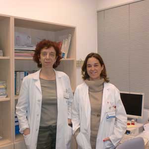 María Salvador y Elisa Peiro