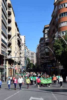 AECC en Marcha de Murcia, más de 2.000 gracias se quedan cortas.