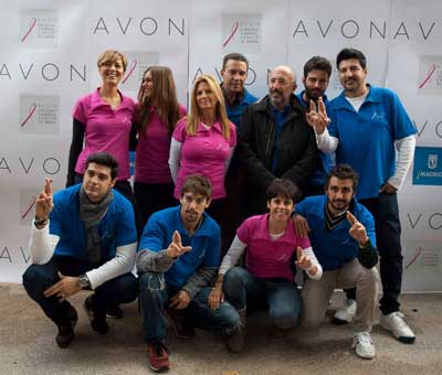 Los padrinos de la carrera con Silvia Camacho