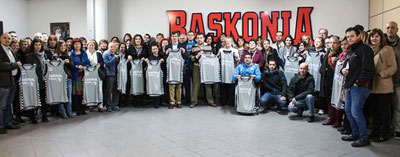 Partido solidario Baskonia