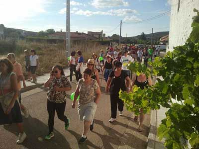 Paseo solidario en Buenavista de Valdavia