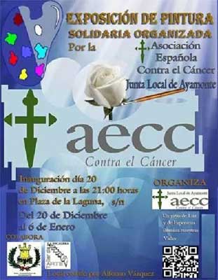 I Exposición de Pintura Solidaria en aecc Ayamonte