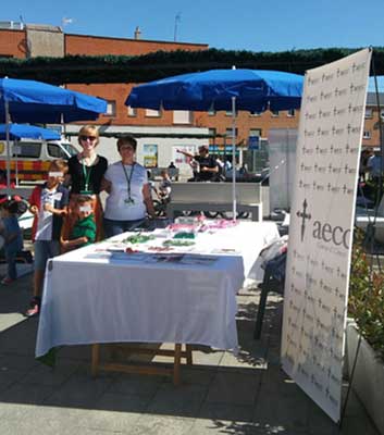 La AECC participa en la IX Feria de Asociaciones de Pozuelo de Alarcón
