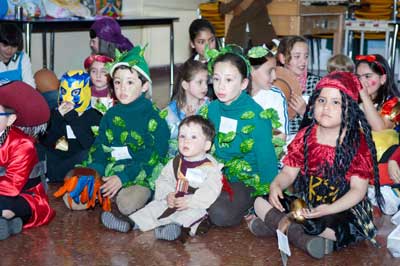 Princesas, hiedras y piratas. Fiesta de Carnaval