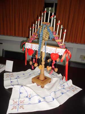 Ramo leonés. Decoración de Navidad aecc León