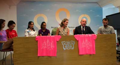 Rueda de prensa de la Carrera de la Mujer en Sevilla