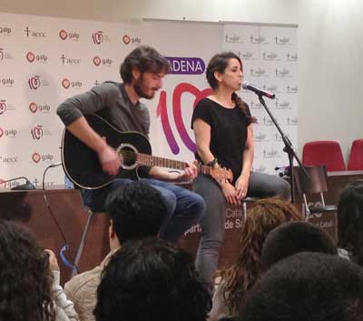 Ruth Lorenzo canta pels malalts de càncer i les seves famílies