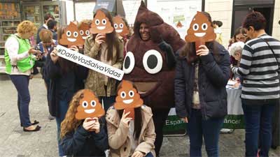 Campaña “Darle Voz Salva Vidas” sobre prevención de cáncer de colon en Málaga