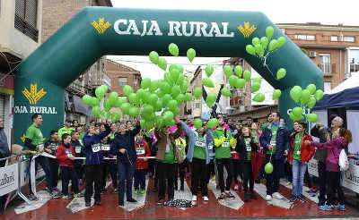 Más de 1000 participantes en la I Marcha Contra el Cáncer de San Adrián