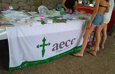 Un mercadillo fin de curso del Real Colegio de San Lorenzo de El Escorial genera 500 euros para la AECC