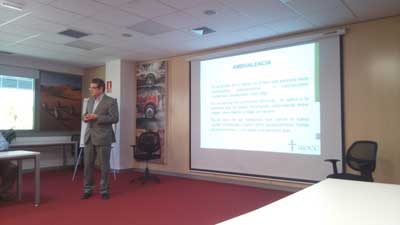La AECC da a conocer el Código Europeo contra el Cáncer en la sede de Bridgestone de San Sebastián de los Reyes