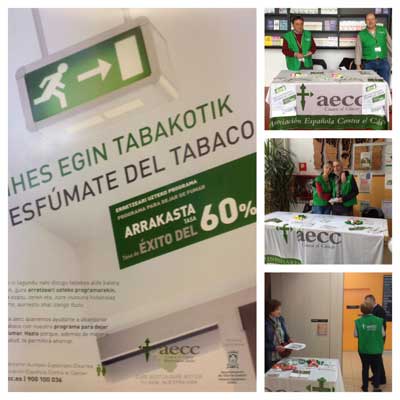 Día mundial sin tabaco aecc Álava