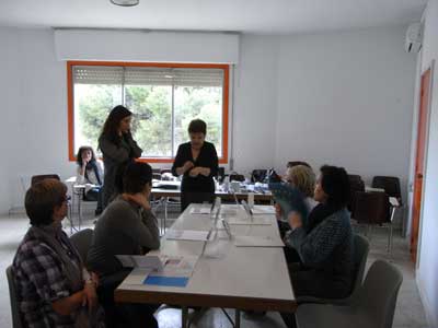 Taller de auto-maquillaje en aecc Guadalajara