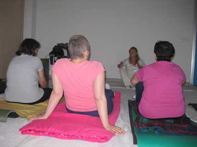Taller de relajación en el Hospital Infanta Elena