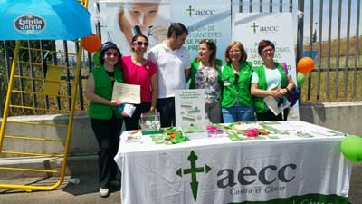 La ruta ‘Camino de Cervantes’ del Hospital de Torrejón pone el punto y final con la presencia a su paso del Voluntariado de la A