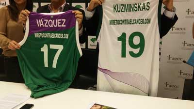 Unicaja Baloncesto y AECC Málaga, forman equipo contra el cáncer