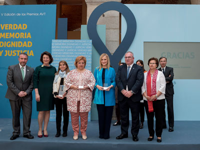 La AECC recibe de la AVT el premio “Verdad, Memoria, Dignidad y Justicia”