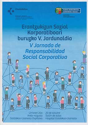 AECC de Bizkaia en la V Jornada de Responsabilidad Social Corporativa (RSC) del Hospital de Galdakao