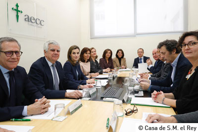 Nueva reunión de trabajo de Su Majestad la Reina. Enero 2017