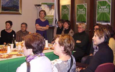 Reunión voluntariado de aecc Álava